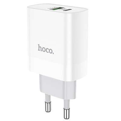 Ładowarka Hoco C80A PD20W/QC3.0 - biała