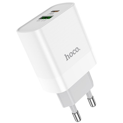 Ładowarka Hoco C80A PD20W/QC3.0 - biała