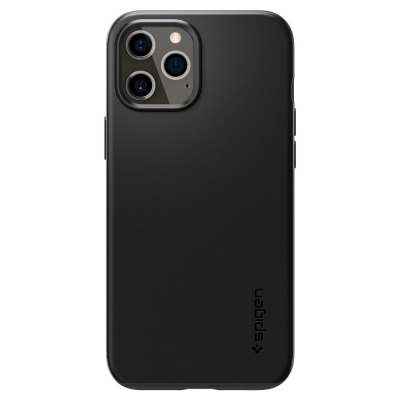 Etui do iPhone 12 Pro Max Spigen Thin Fit - czarne