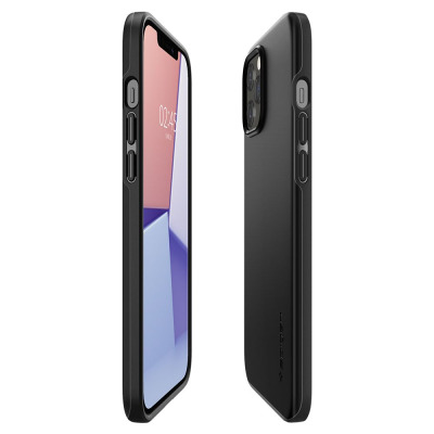 Etui do iPhone 12 Pro Max Spigen Thin Fit - czarne