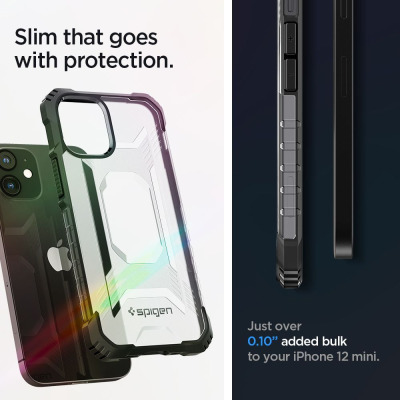 Etui do iPhone 12 Mini Spigen Nitro Force - czarne