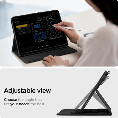 Etui do iPad Air 4 2020 Spigen Liquid Air Folio - czarne