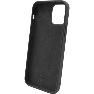 Etui iPhone 12 Pro Max z ochroną antybakteryjną PURO ICON - czarne