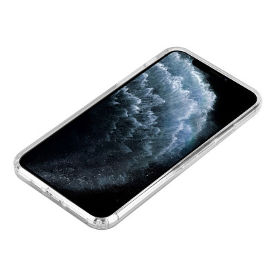 Etui do iPhone 11 Crong Crystal przezroczyste + szkło 9H 