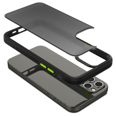 Etui do iPhone 12/12 Pro Spigen Cyrill - czarne