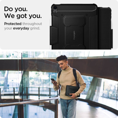 Etui do iPad Air 4 2020 10,9 Spigen Rugged Armor  - czarne