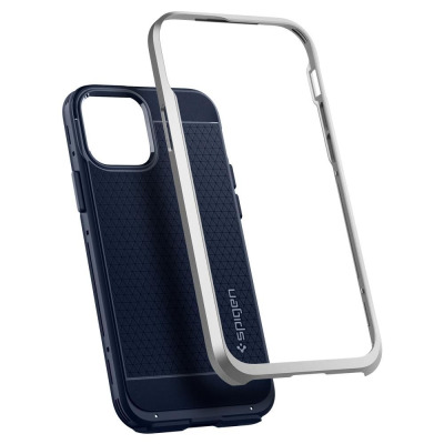 Etui do iPhone 12/12 Pro Spigen Neo Hybrid - srebrne
