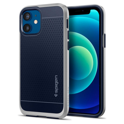 Etui do iPhone 12/12 Pro Spigen Neo Hybrid - srebrne