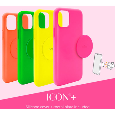 Etui magnetyczne do iPhone 11 Puro ICON + Cover - pomarańczowe