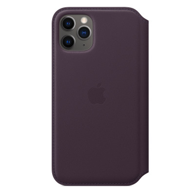 Etui do iPhone 11 Pro Apple Leather Folio - fioletowe