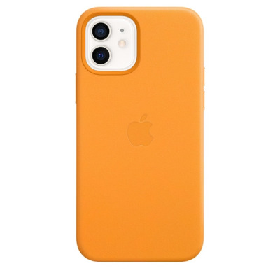 Etui do iPhone 12/12 Pro Apple Leather Case z MagSafe - kalifornijski mak