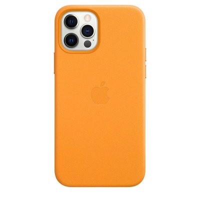 Etui do iPhone 12/12 Pro Apple Leather Case z MagSafe - kalifornijski mak