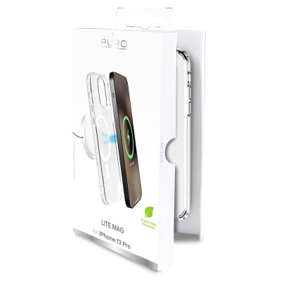 Etui do iPhone 13 Pro PURO LITEMAG MagSafe przezroczyste