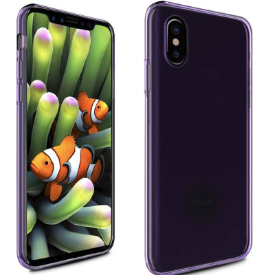 Etui do iPhone X/Xs Zizo TPU Cover - fioletowe