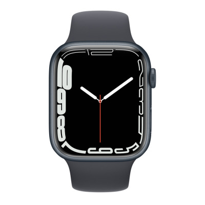 Apple Watch S7 45mm GPS w kolorze północy - pasek sportowy w kolorze północy
