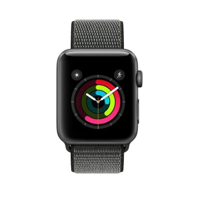 Pasek do Apple Watch 44/45/49 mm TECH-PROTECT Nylon - ciemna oliwka