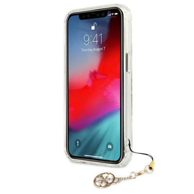 Etui do iPhone 13 Pro Guess 4G Big Logo Charm Gold - złoty charms