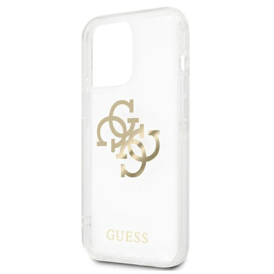 Etui do iPhone 13 Pro Guess 4G Big Logo Charm Gold - złoty charms