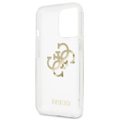 Etui do iPhone 13 Pro Guess 4G Big Logo Charm Gold - złoty charms