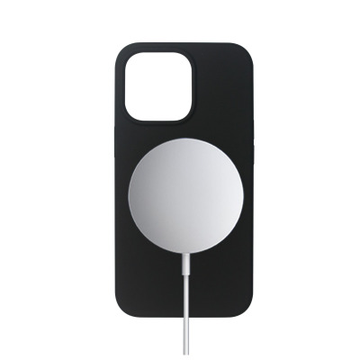 Etui do iPhone 13 Pro Max eSTUFF Silicone Magsafe - czarne