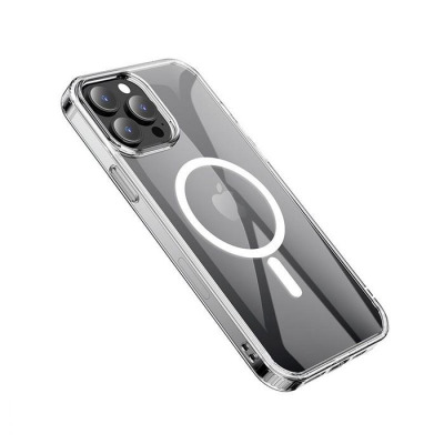 Etui do iPhone 13 Pro eSTUFF Magnetic - Przeźroczyste  