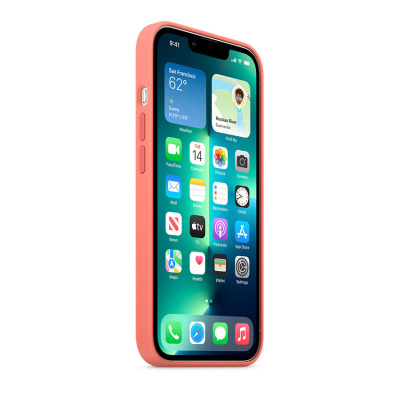Etui do iPhone 13 Pro Apple Silicone Case z MagSafe - Róż Pomelo