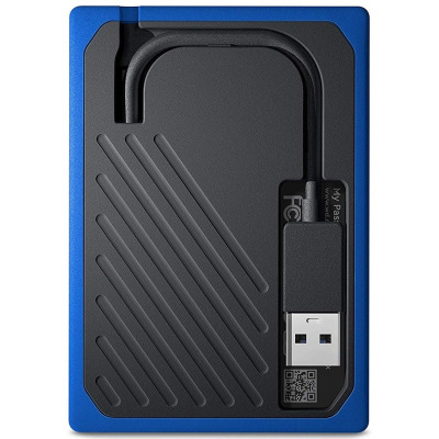Dysk zewnętrzny - WD My Passport Go SSD 500GB USB Niebieski