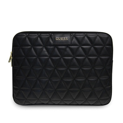 Torba do MacBook 13 GUESS Sleeve - Czarny/black Quilted