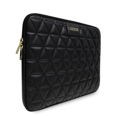 Torba do MacBook 13 GUESS Sleeve - Czarny/black Quilted