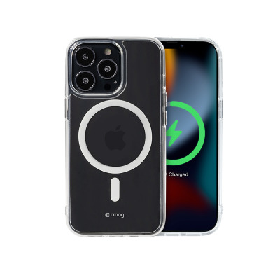 Etui do iPhone 13 Pro z MagSafe Crong Clear MAG Cover - Przeźroczyste