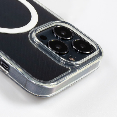 Etui do iPhone 13 Pro z MagSafe Crong Clear MAG Cover - Przeźroczyste