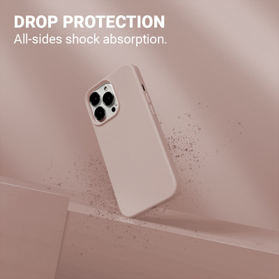 Etui do iPhone 13 Crong Color Cover - Piaskowy Róż