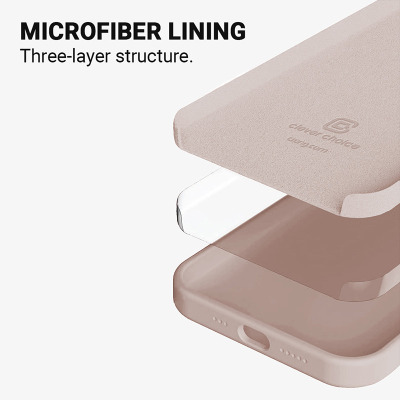 Etui do iPhone 13 Crong Color Cover - Piaskowy Róż