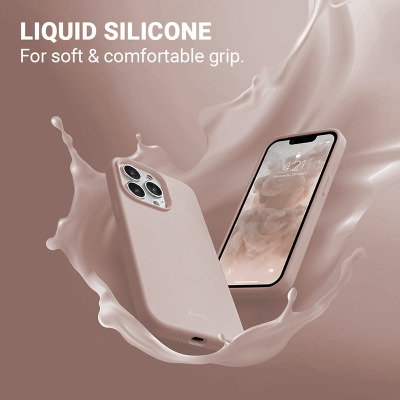 Etui do iPhone 13 Crong Color Cover - Piaskowy Róż
