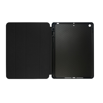 Etui do iPad 10.2 (2021-2019) Crong FlexFolio z funkcją Apple Pencil - czarne