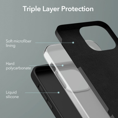 Etui do iPhone 13 ESR Cloud - czarne 