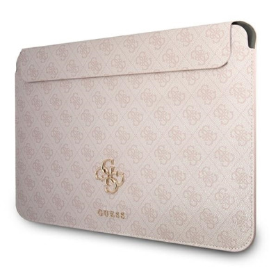 Etui do MacBook Air/Pro 13 Guess 4G Big Metal Logo - różowe