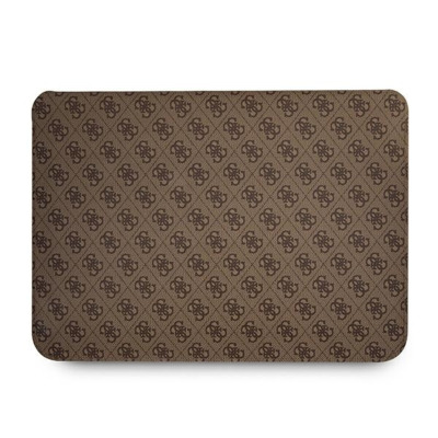 Etui na macbooka Air/Pro 13 Guess 4G Big Metal Logo Sleeve - brązowe