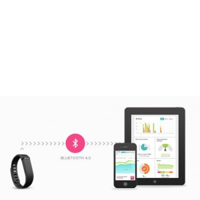 FitBit Flex monitor aktywności fizycznej i snu czarny