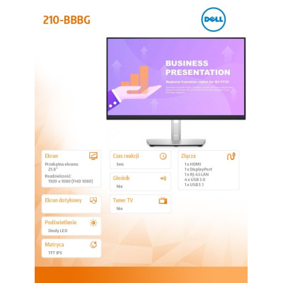 Monitor Dell 24 P2422HE FHD