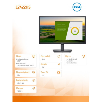 Monitor Dell 24 E2422HS