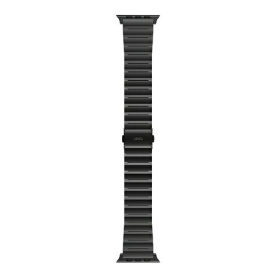 Bransoleta do Apple Watch 44/45/49 mm UNIQ Stainless Steel - czarna