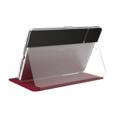 Etui do iPad 10,2 Speck Balance Folio - Przeźroczyste/Czerwone