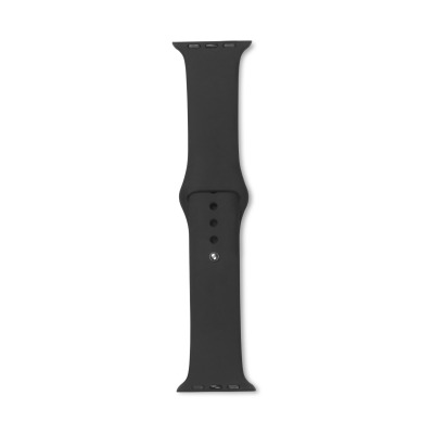 Pasek do Apple Watch 44/45/49 mm eStuff Silicone - Czarny