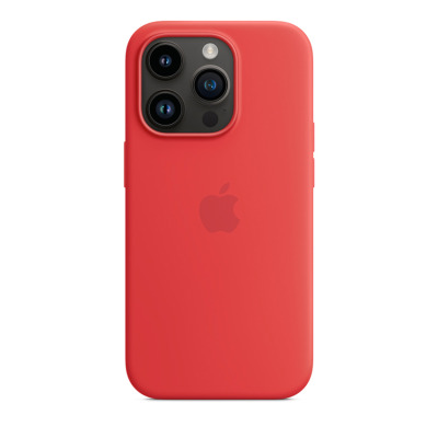 Akcesoria do Iphone Etui 14 Pro Apple Silicone Case MagSafe czerwone