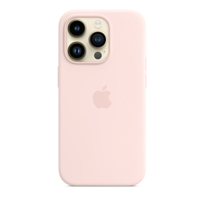 Etui do iPhone 14 Pro Max Apple Silicone Case z MagSafe - kredkowy róż
