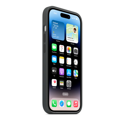 Etui do iPhone 14 Pro Apple Silicone Case z MagSafe - północ