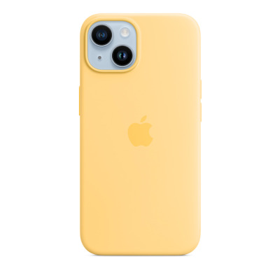 Etui do iPhone 14 Apple Silicon Case z MagSafe - bladożółty