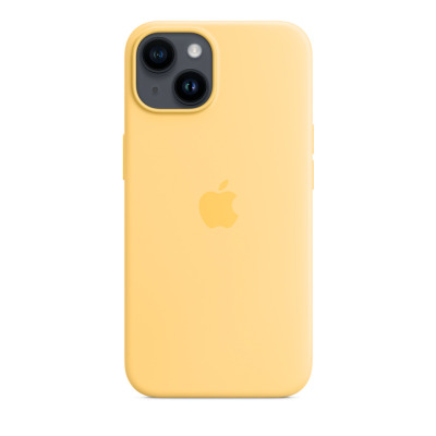 Etui do iPhone 14 Apple Silicon Case z MagSafe - bladożółty