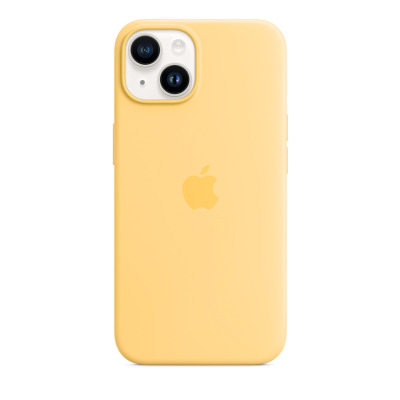 Etui do iPhone 14 Apple Silicon Case z MagSafe - bladożółty